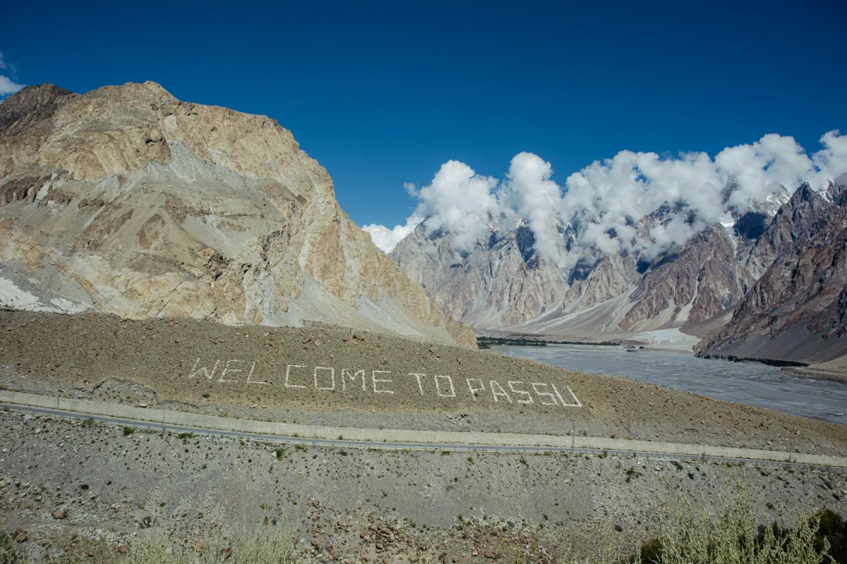 Passu mountains in northern Pakistan